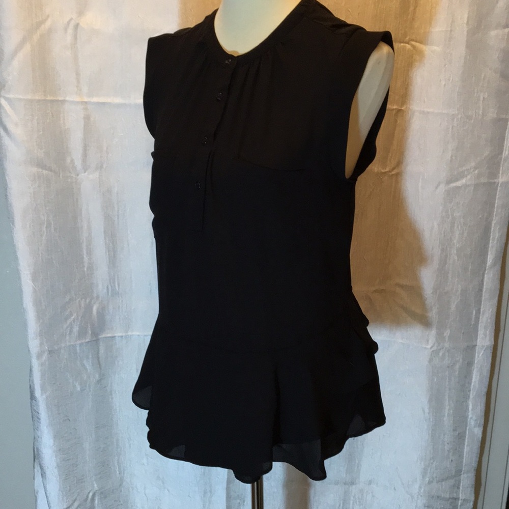 Black Layered Tank Top